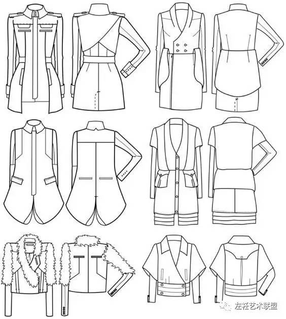 零基礎也能行！針紡織品服裝款式圖手繪速成指南